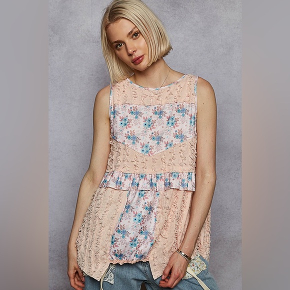 PT2 Floral Patchwork Top and Jeans - Picture 4 of 5